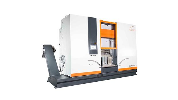 KASTOtec AC 8 with horizontally moving saw blade, electronic tension monitoring and infinitely adjustable cutting speed