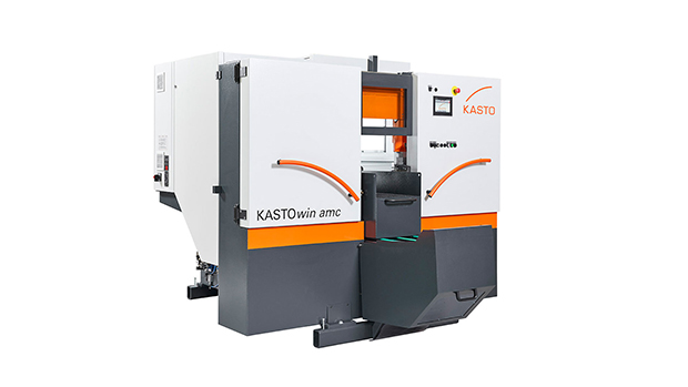 KASTOwin amc Bandsäge mit geschlossenem Arbeitsraum, Sichtfenster und Vorbereitung für Absauganlage