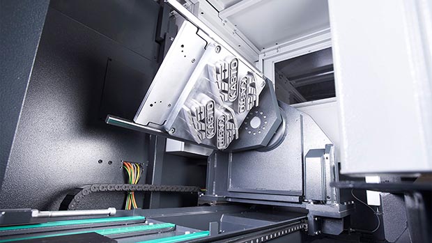 KASTOwin amc Bandsäge für Einzelschnitte in schwer zerspanbaren Werkstoffen, ideal für 3D-Druck-Bauteile