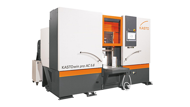[Translate to English:] KASTOwin pro AC 5.6 Hochleistungs-Bandsägeautomat für präzise Serienschnitte in Stahl, Edelstahl und Werkzeugstahl