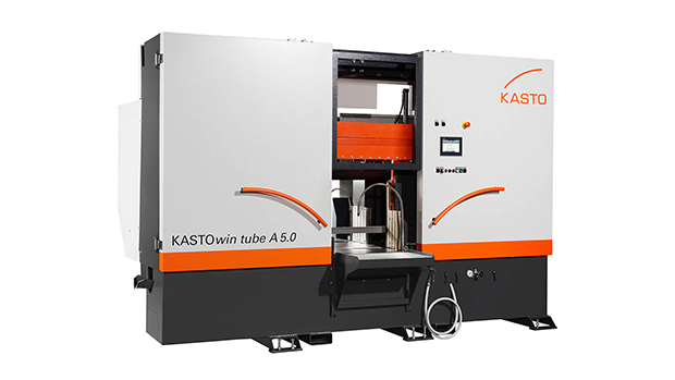 Rohrbandsäge KASTOwin tube A 5.0 mit Materialfreihubeinrichtung und einfacher Auftragseingabe über Wizard