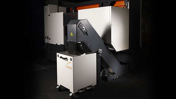 Automatische Bandsäge KASTOwin pro AC 5.6 mit stärkeren Antriebsmotoren und präzisem Vorschubsystem für Hart- und Bi-Metall-Sägebänder