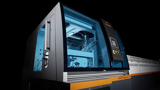 Scie circulaire automatique KASTOspeed C 15 avec commande SPS et panneau opérateur pour utilisation facile et production en série flexible