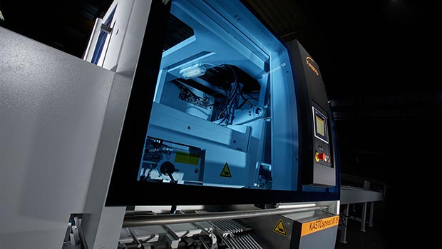 KASTOspeed M 15 CNC high-performance circular saw for precise series sections of aluminum, efficient and low-wear