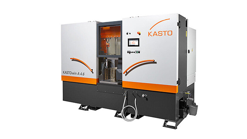KASTOwin A 4.6 high-performance bandsaw for series cuts in solid material, tubes, and profiles