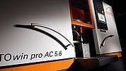Hochpräzise Bandsäge KASTOwin pro AC 5.6 mit beidseitiger Freihubeinrichtung und automatischer Bandführungsarmverstellung