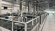 Automatisierte Produktionslinie mit integrierter Fördertechnik in der Metallverarbeitung