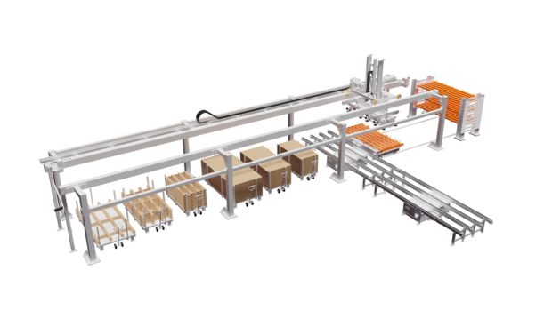 The sheet metal manipulator KASTOpick sheet for order picking