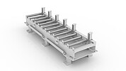 Conveyor technology for automated transport of long products