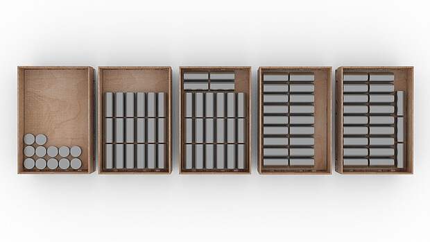 KASTOsort Sorting Options for optimised stacking patterns of cut sections in pallets