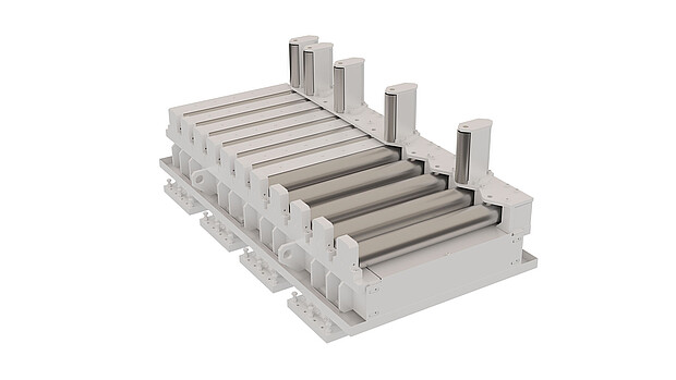 KASTOload – flexible roller conveyor systems for feeding bar material and cut pieces. Modular design, high load capacities and minimal maintenance for efficient material handling.