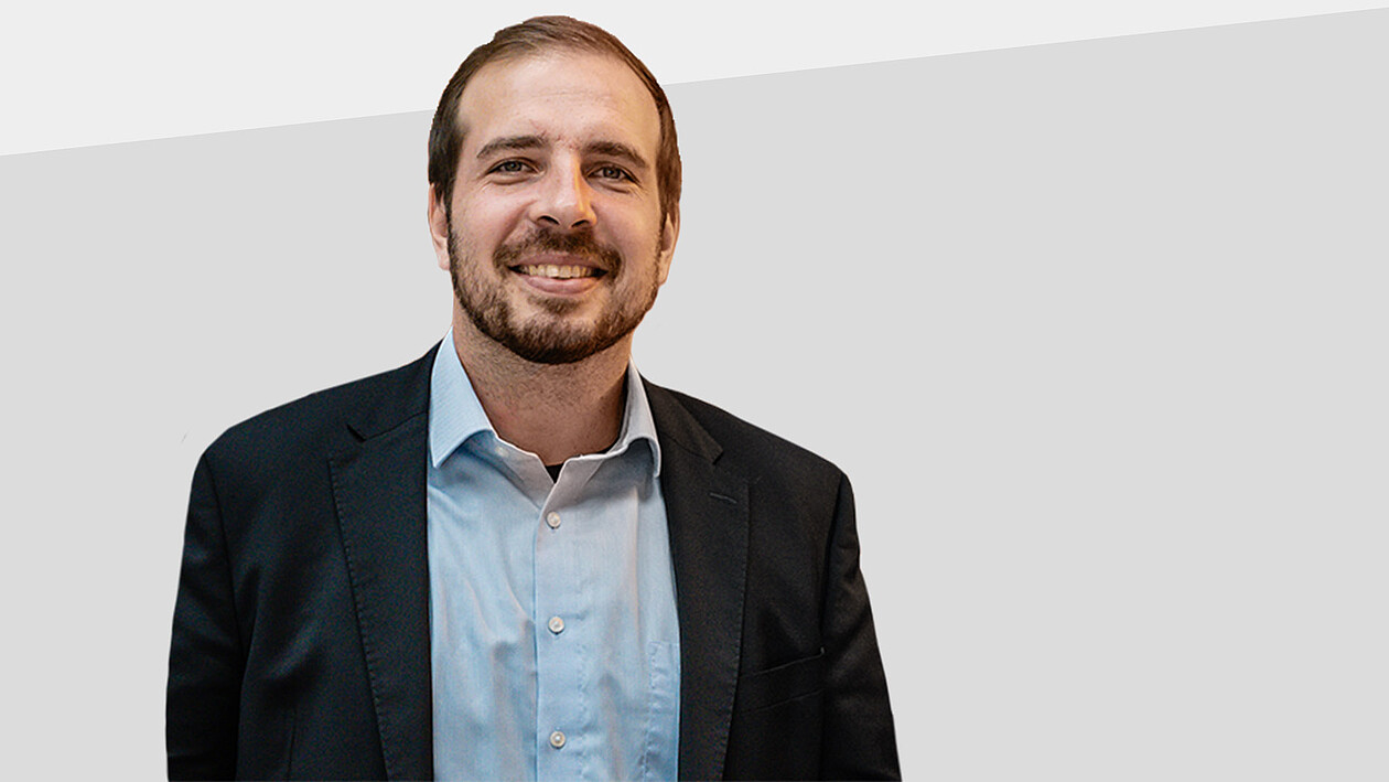 Portrait Fabian Geissel, Technischer Sales Manager