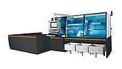 KASTOvariospeed C 15 – C 18 CNC-controlled fully automatic production circular saw for metal, precise cutting of solid material, profiles, and pipes in construction steel, stainless steel, and tool steel