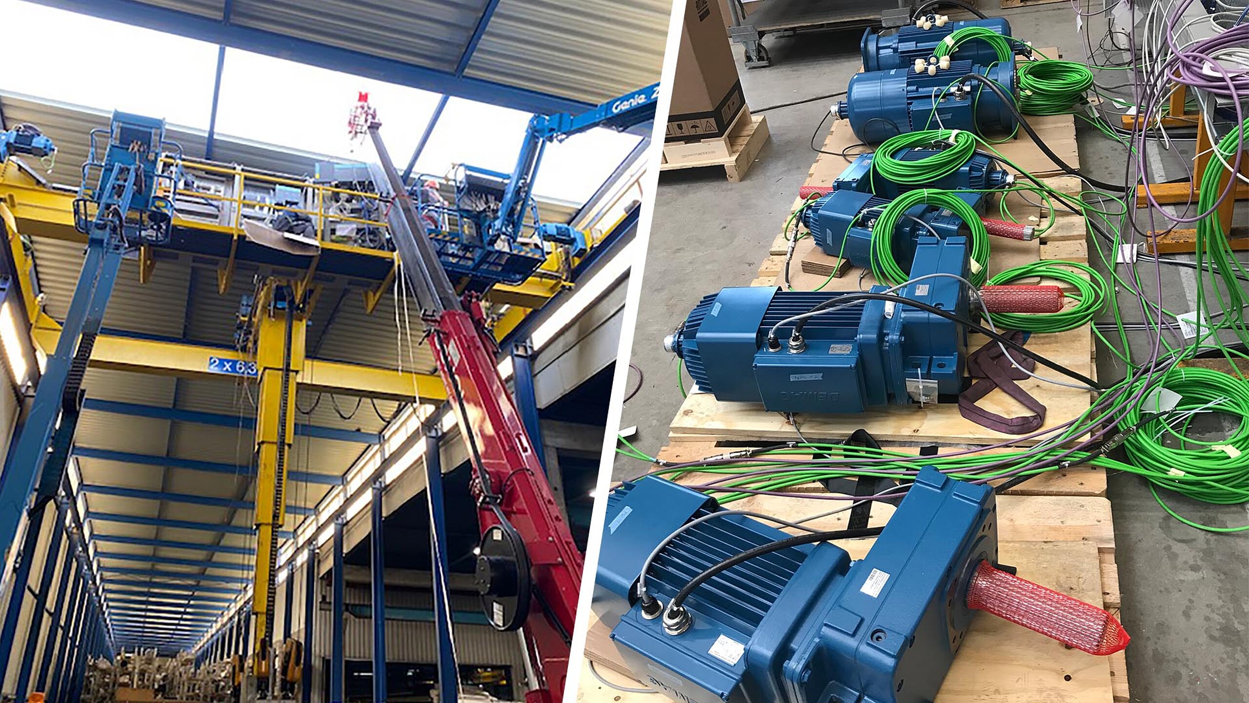 Installation et maintenance de systèmes d’entraînement dans un magasin automatique KASTO pour produits longs