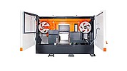 Hochleistungs-Bandsäge KASTOwin A 5.6 mit automatischer Bandführungsarmverstellung und linear geführtem Sägerahmen
