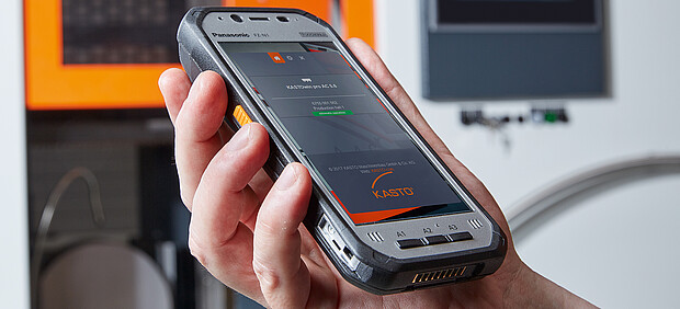 KASTOapp: mobile application for operating and monitoring KASTO machines