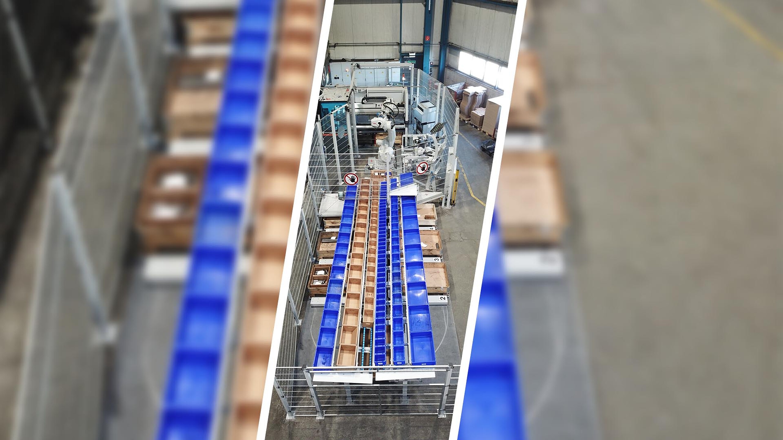 Automatisches Regalbediengerät im Langgutlager für effiziente Materialein- und -auslagerung