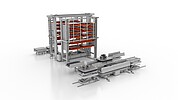 KASTO UNITOWER cnc tower storage system for automatic loading of CNC machines